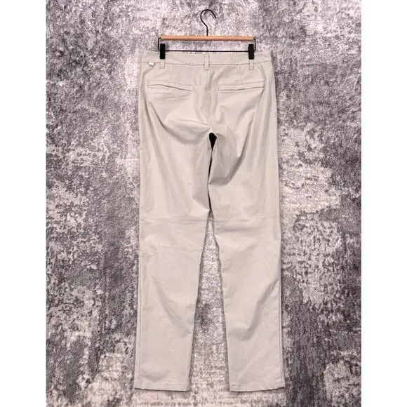 Lululemon Commission Pants 33 x 33 Mens Beige Warpstreme Long